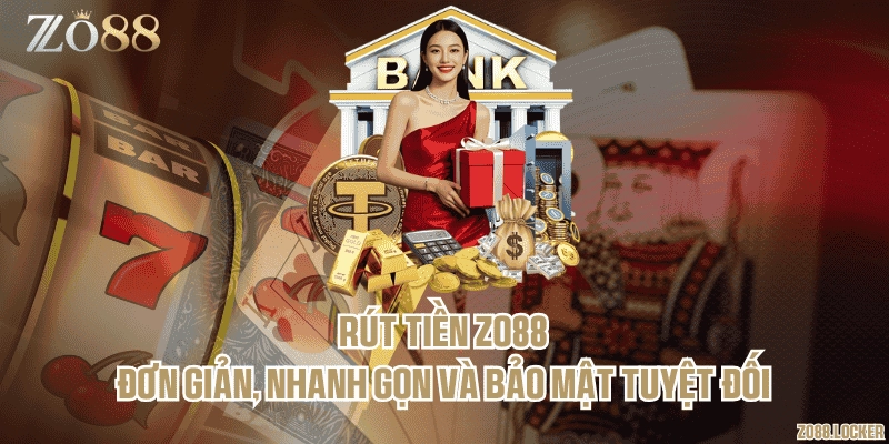 Rút tiền Zo88 đơn giản, nhanh gọn và bảo mật tuyệt đối